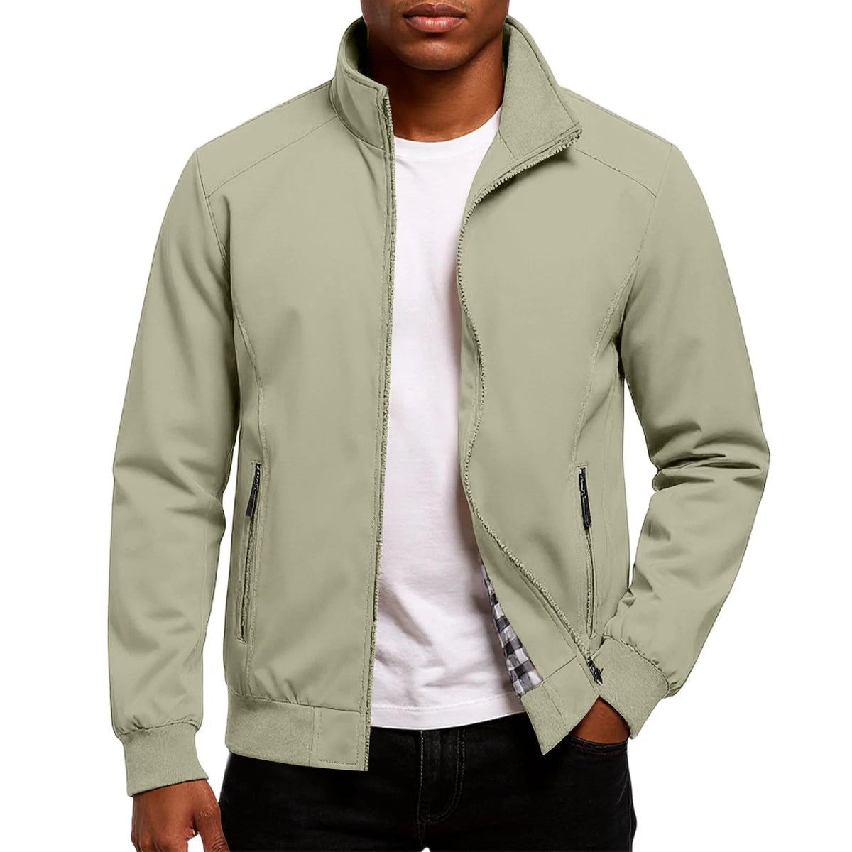 Rylan | Men’s Stand-Collar Bomber Jacket