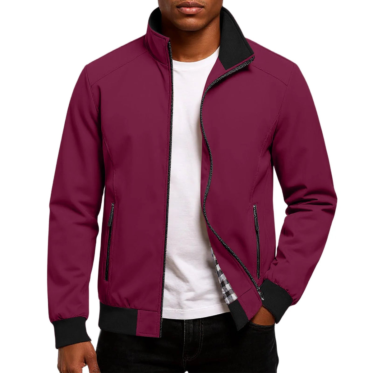 Rylan | Men’s Stand-Collar Bomber Jacket