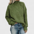 Cressida | Women’s Cable Knit Mock Neck Sweater