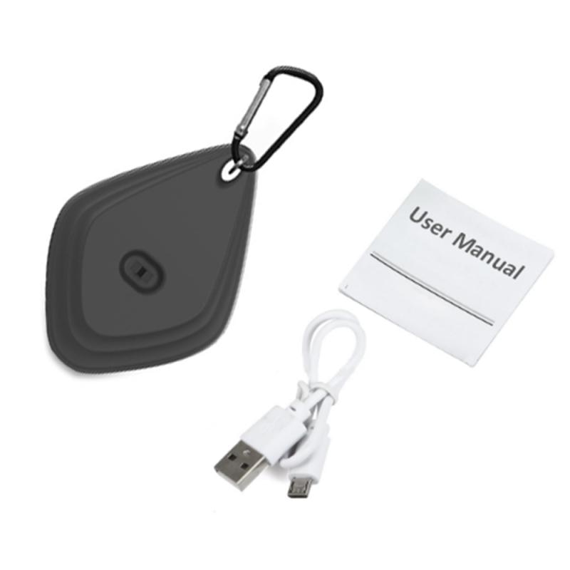 Portable ultrasonic pest repeller showing compact design and control button