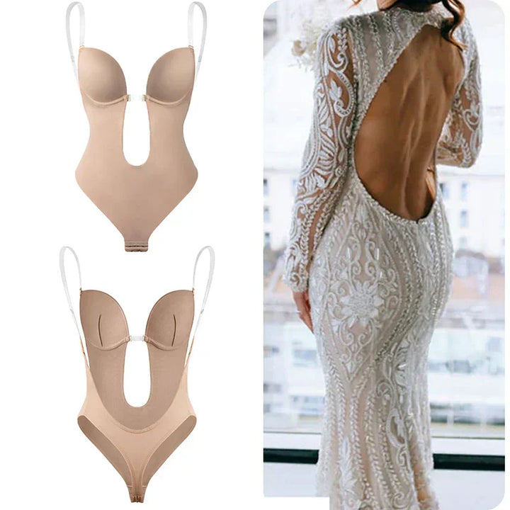 Close-up fabric detail of women shapewear undergarment highlighting stretch material