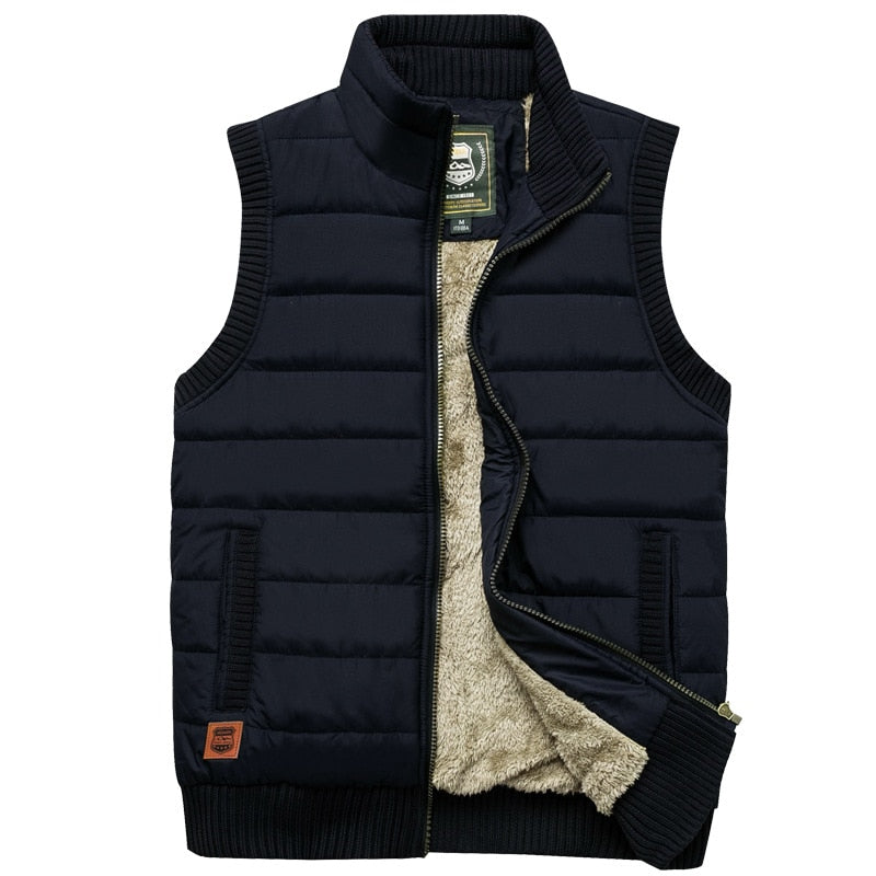 Avery | Men’s Fur-Lined Padded Vest