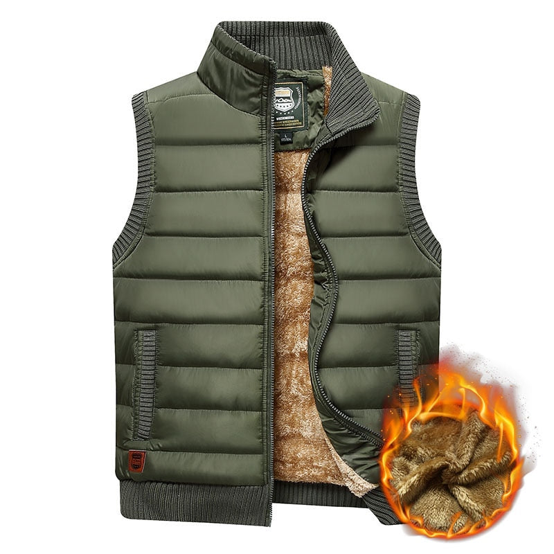 Avery | Men’s Fur-Lined Padded Vest