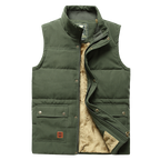 Avery | Men’s Fur-Lined Padded Vest