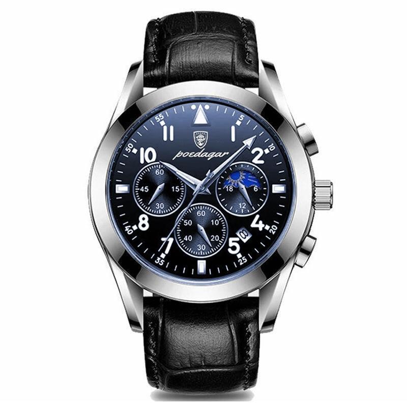 Lifestyle shot of a fashion wristwatch worn on a man's wrist