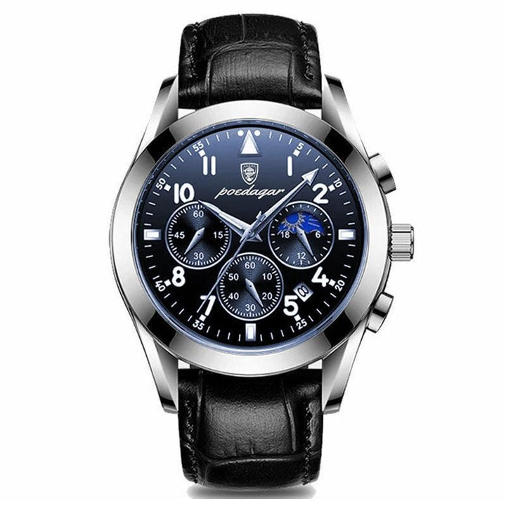Lifestyle shot of a fashion wristwatch worn on a man's wrist