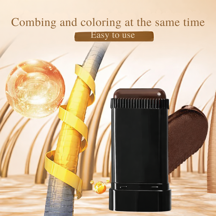 Hair concealer stick open showing the colour application tip