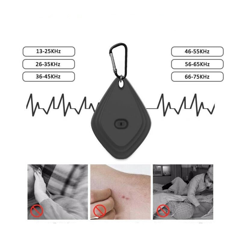 Eco friendly electronic pest control device plugged into a wall outlet