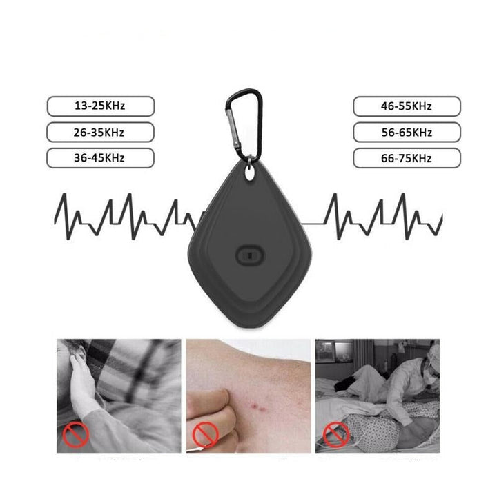 Eco friendly electronic pest control device plugged into a wall outlet