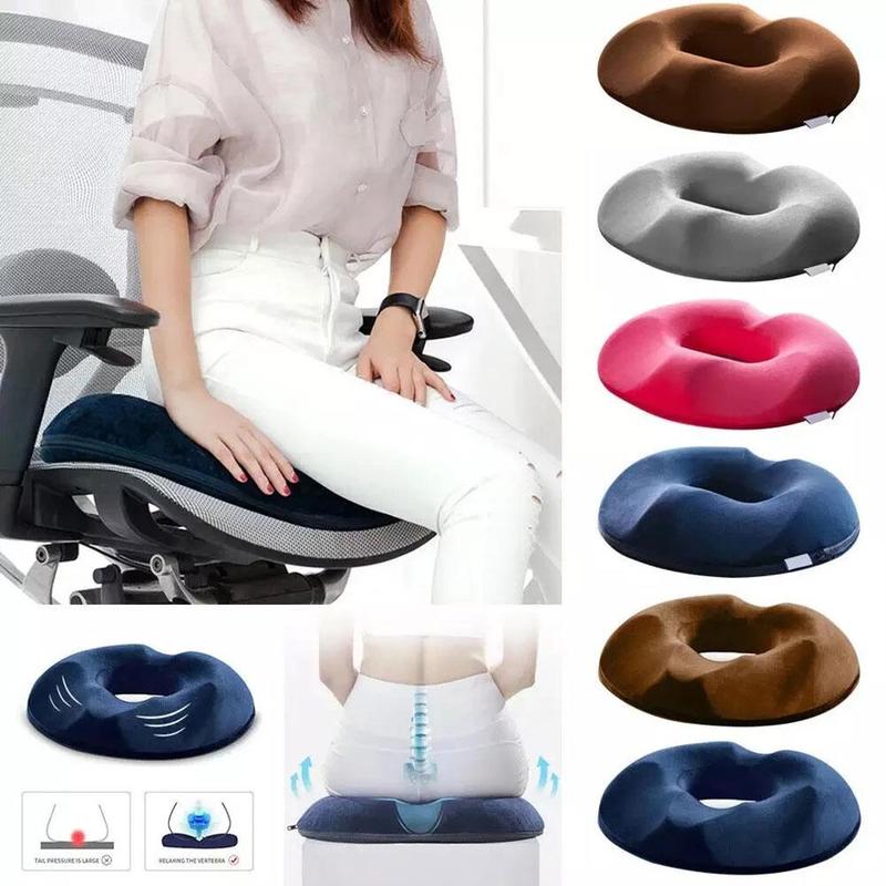 Bottom view of non-slip orthopaedic seat cushion ensuring stable placement