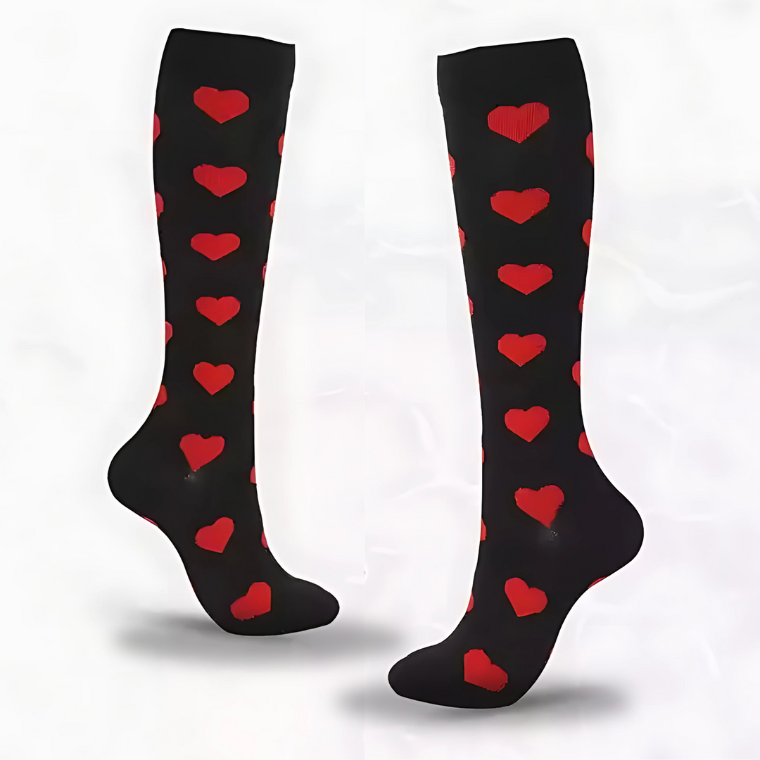 Womens wholesale compression socks in unique animal print designs