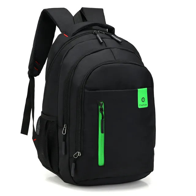 Waterproof commuter backpack fully packed for weekend urban travel