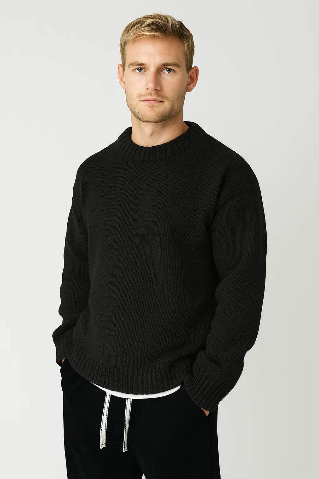 Emmett | Men’s Crew Neck Knit Sweater
