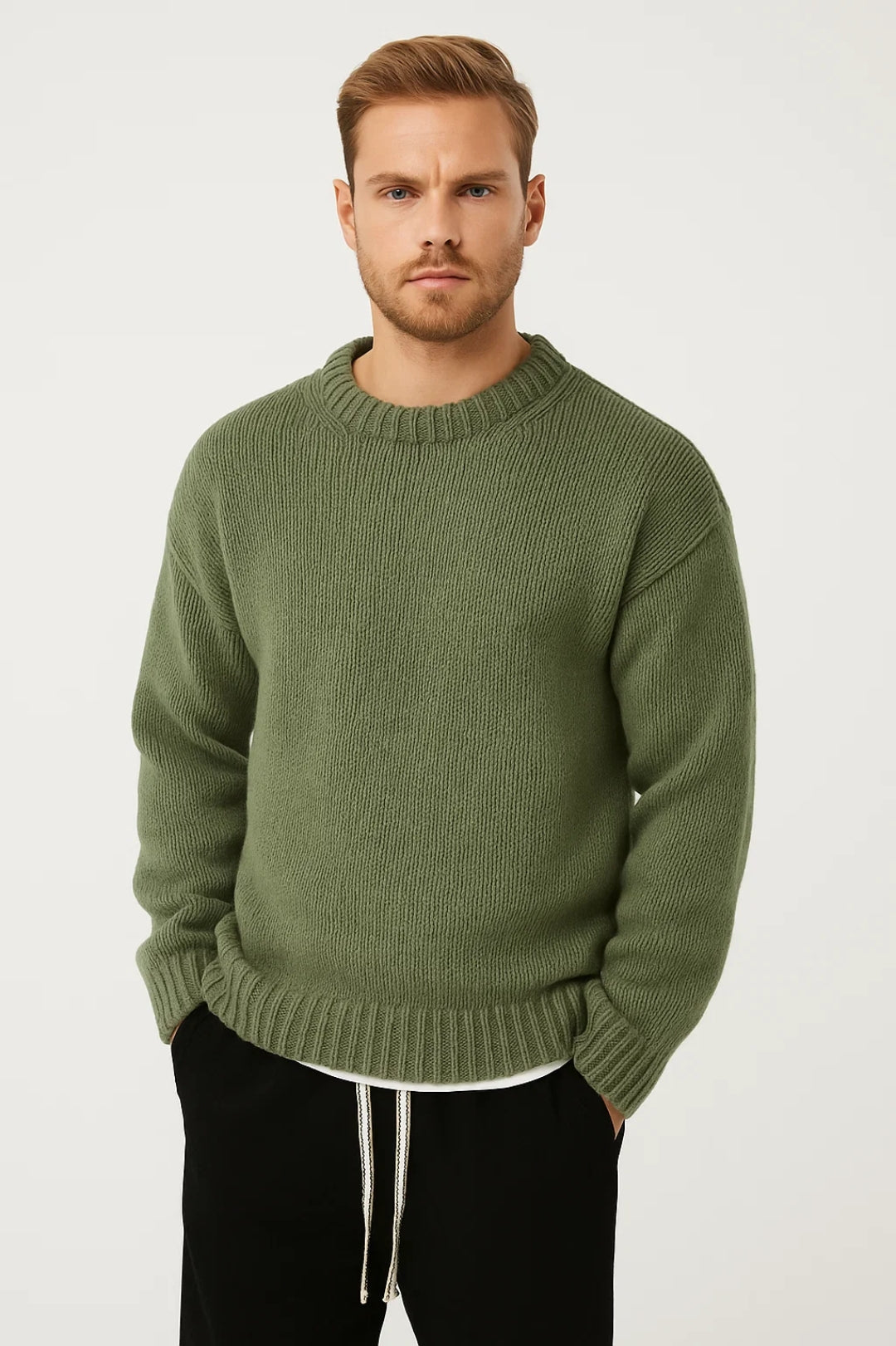 Emmett | Men’s Crew Neck Knit Sweater