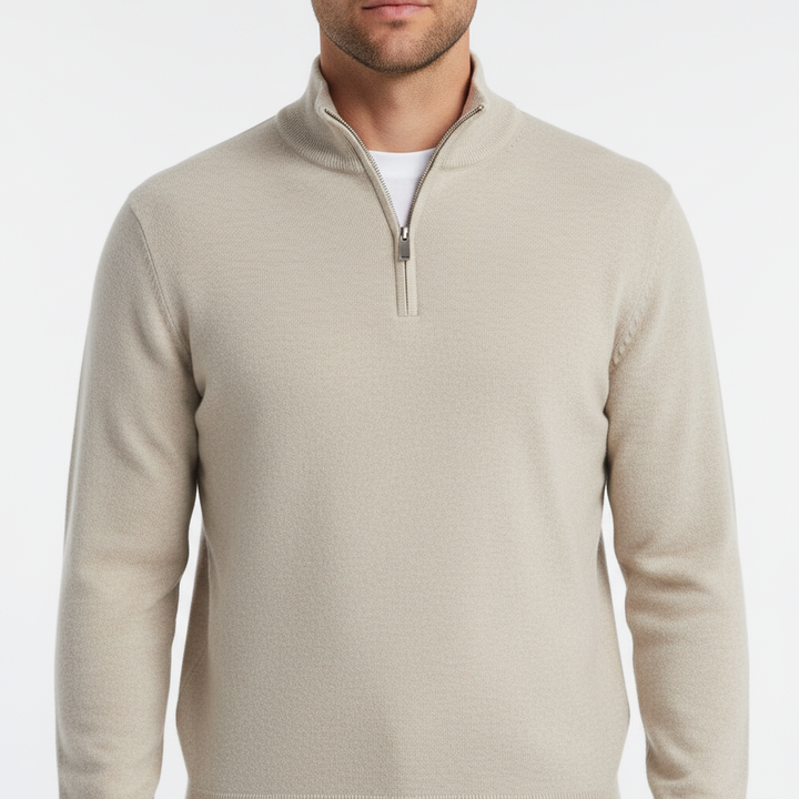 Ashford | Men’s Quarter-Zip Sweater