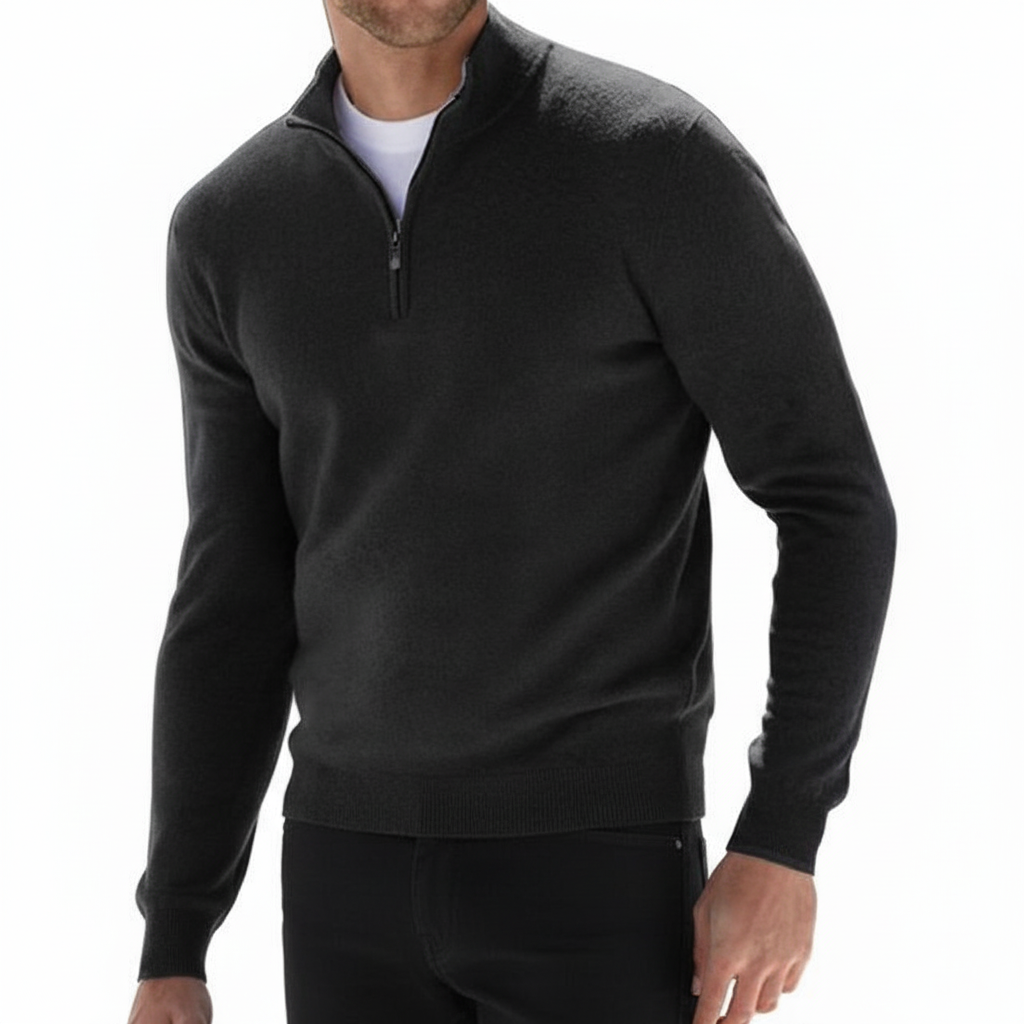 Ashford | Men’s Quarter-Zip Sweater