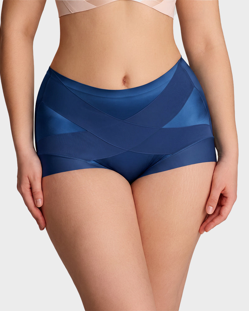 Pack of six high waist underwear in neutral tones for daily wear