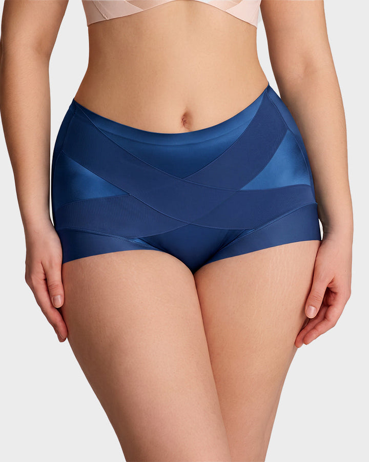 Pack of six high waist underwear in neutral tones for daily wear