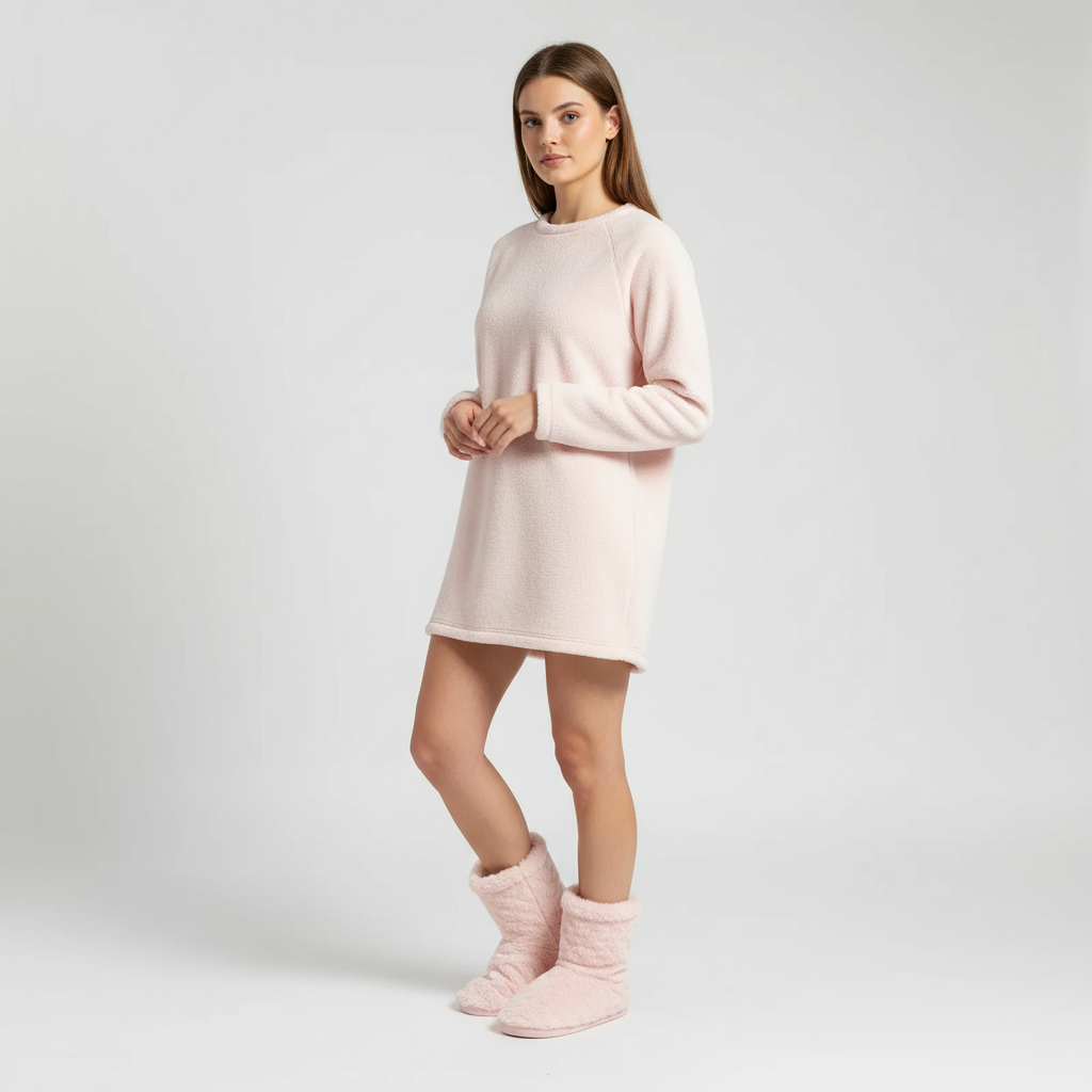 Warm fuzzy boots for women ideal for relaxing at home