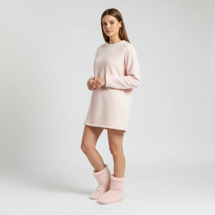 Warm fuzzy boots for women ideal for relaxing at home
