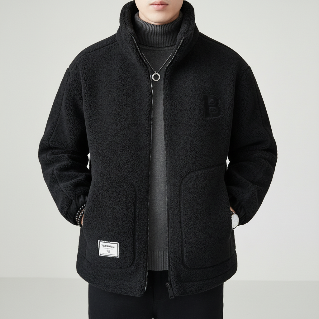 Merrick | Men’s High-Collar Zip-Up Jacket