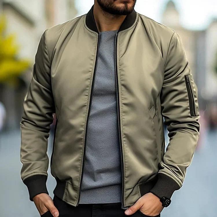 Kellan | Men’s Zip-Up Bomber Jacket