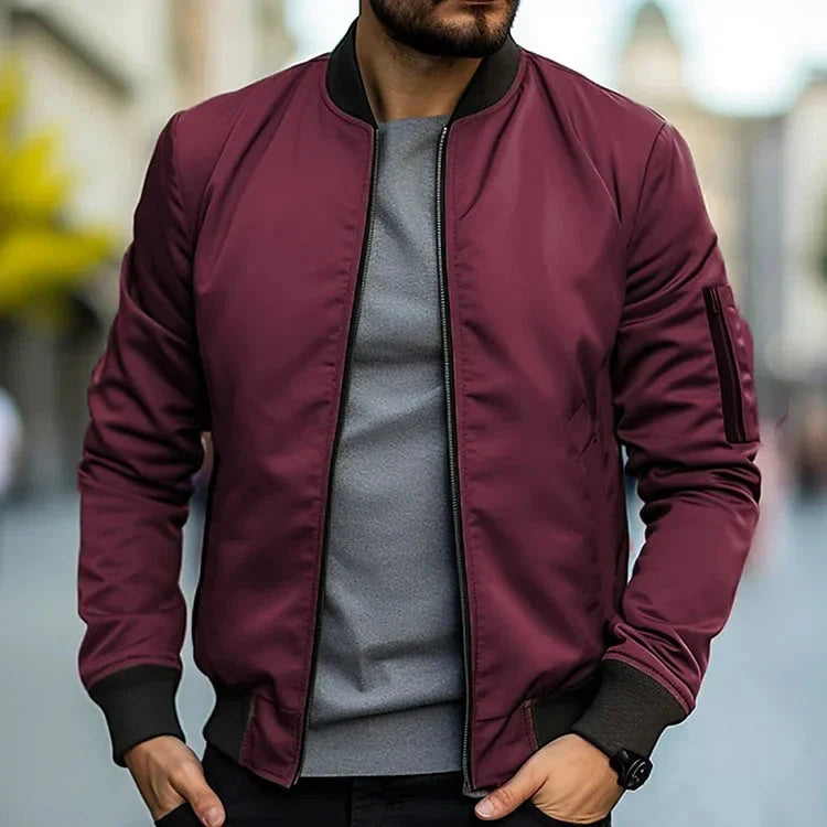 Kellan | Men’s Zip-Up Bomber Jacket