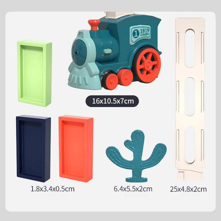Domino Train dimensions and components overview