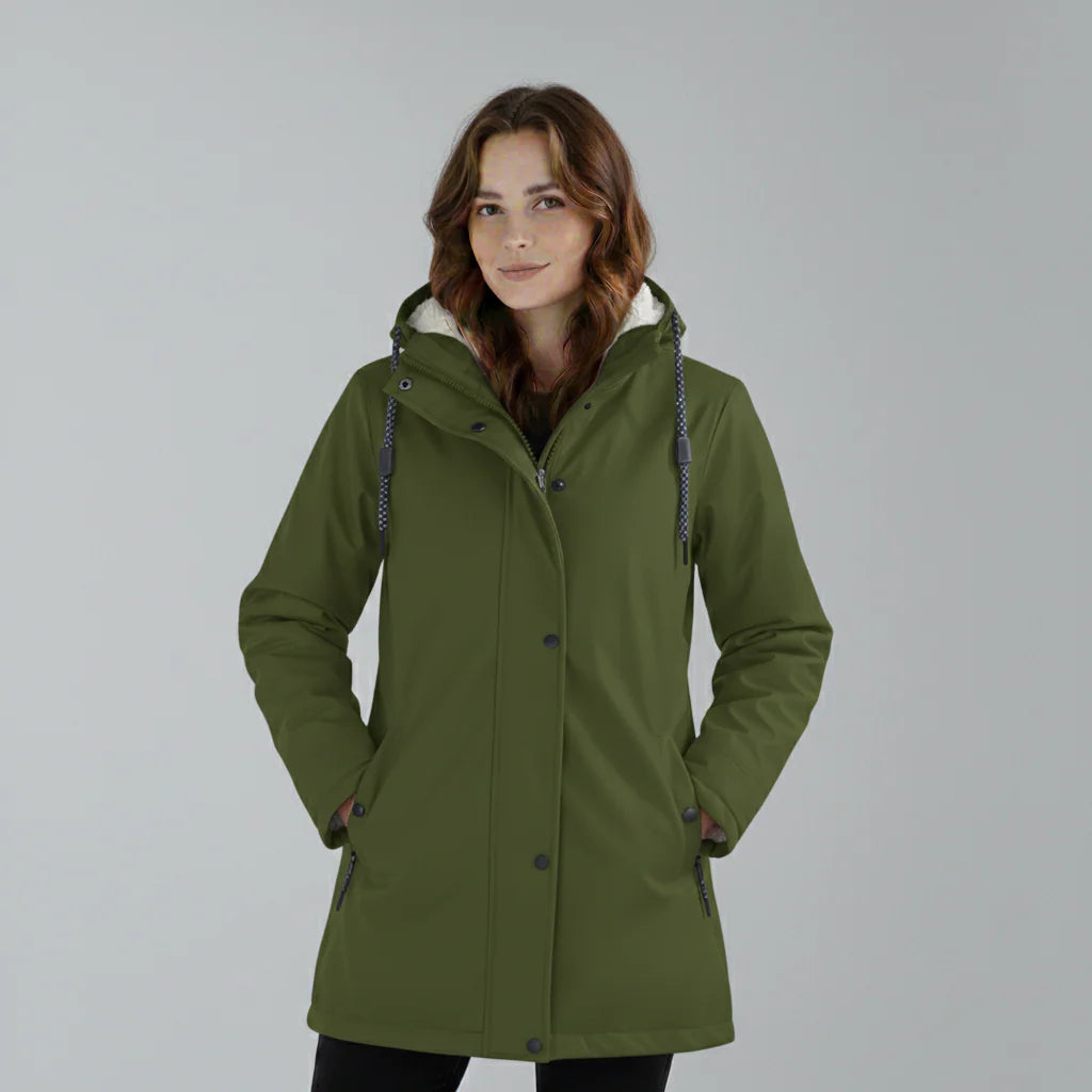 Danica | Women’s Sherpa Lined Hooded Parka Jacket