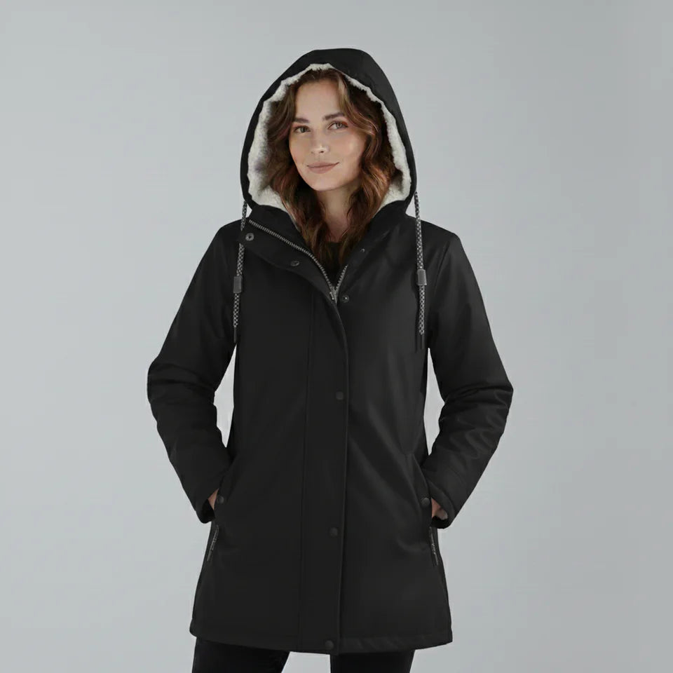 Danica | Women’s Sherpa Lined Hooded Parka Jacket