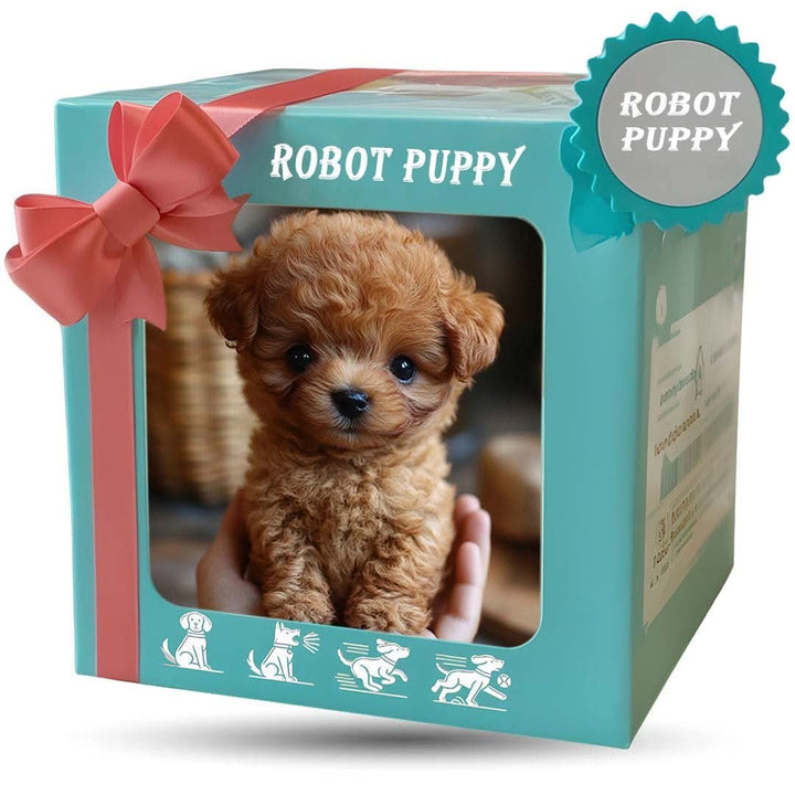 Realistic moving plush puppy toy with sound effects