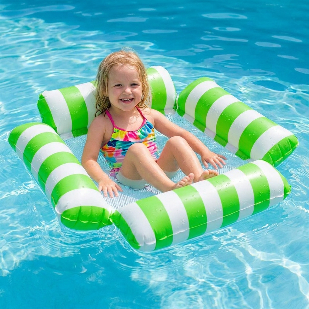 Comfortable kids pool toy and water hammock design