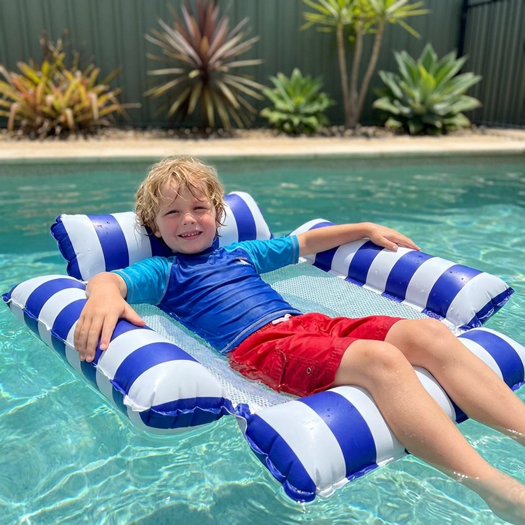 Durable outdoor water toy inflatable pool float for kids