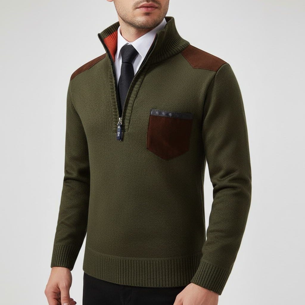 Bennett | Men’s Quarter-Zip Sweater