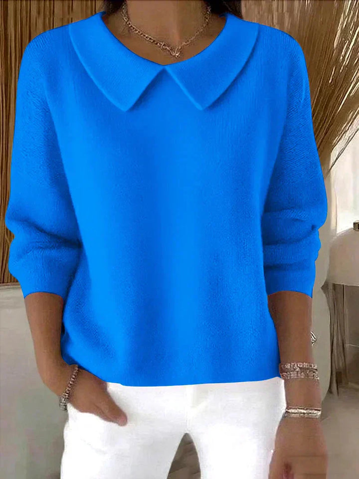 Olivienne | Women’s Collared Knit Pullover Sweater