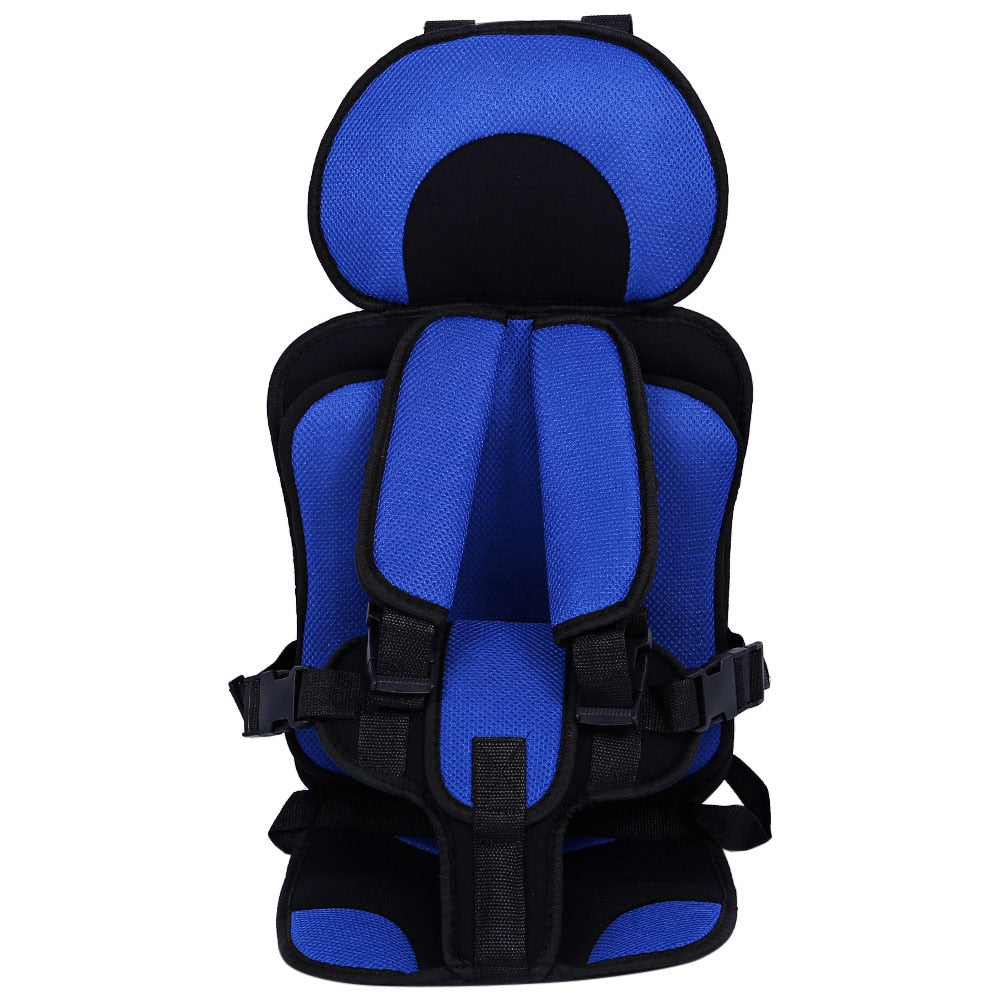 Complete travel set including the portable car seat protector and carrying bag