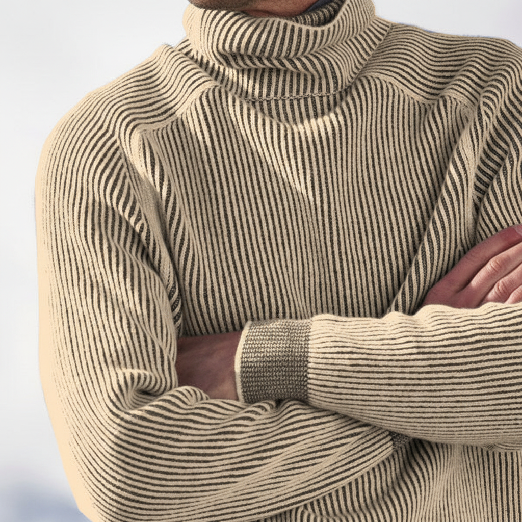 Perrin | Men’s Ribbed Turtleneck Sweater