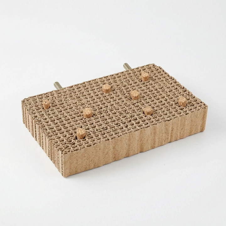Durable bird cage platform and chew toy for mental stimulation
