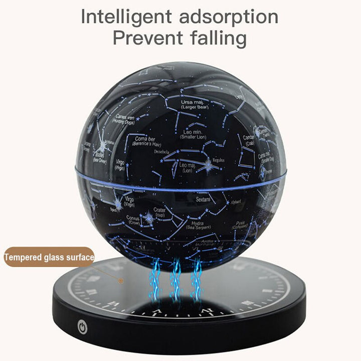 Decorative magnetic levitation lamp packaging and unboxing presentation