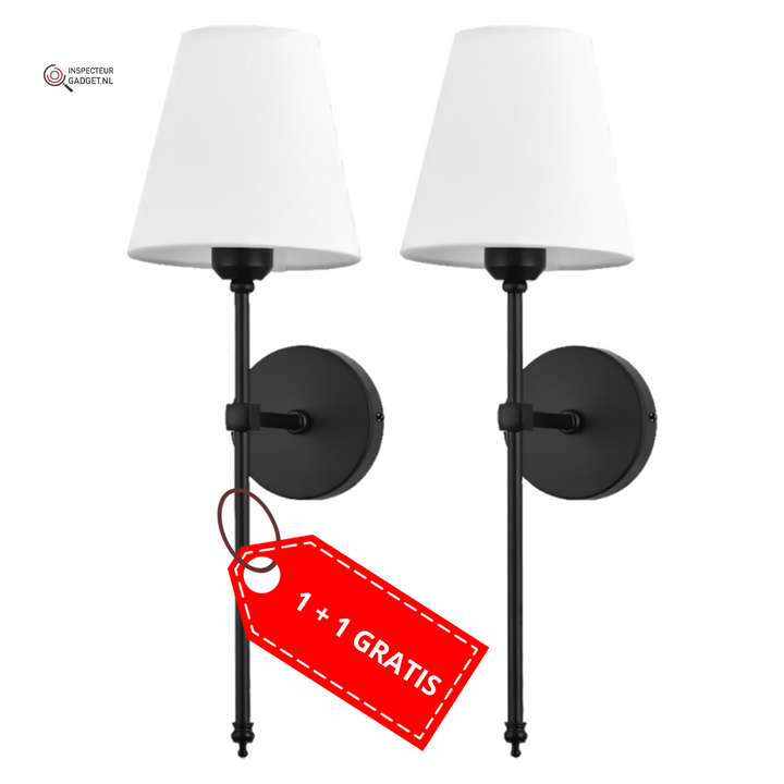 Luxury cordless wall lamp closeup highlighting premium metal finish