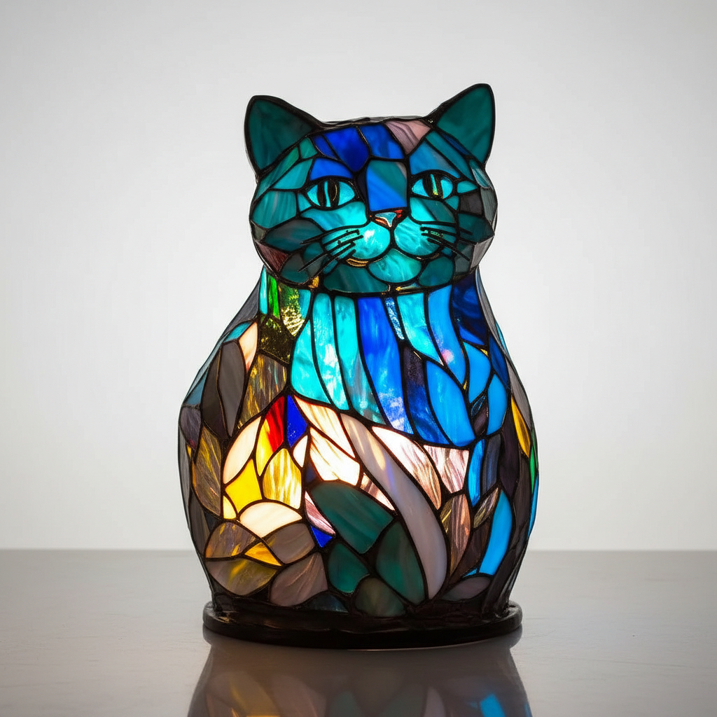 Decorative animal table lamp adding personality to rustic home decor