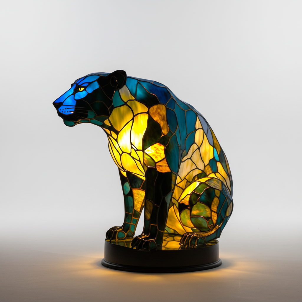Eye-catching decorative lamp featuring detailed animal craftsmanship