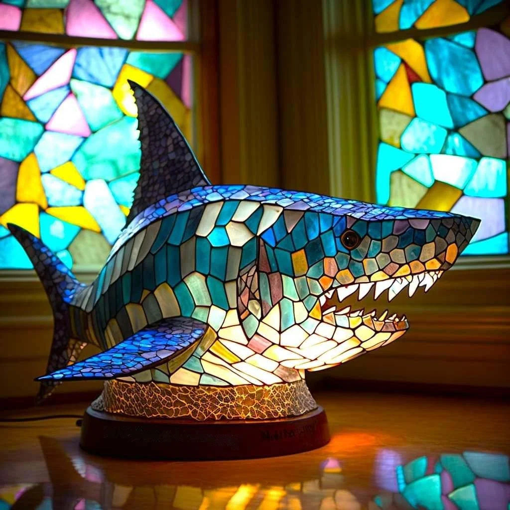 Artistic animal table lamp for unique home decor and accent lighting
