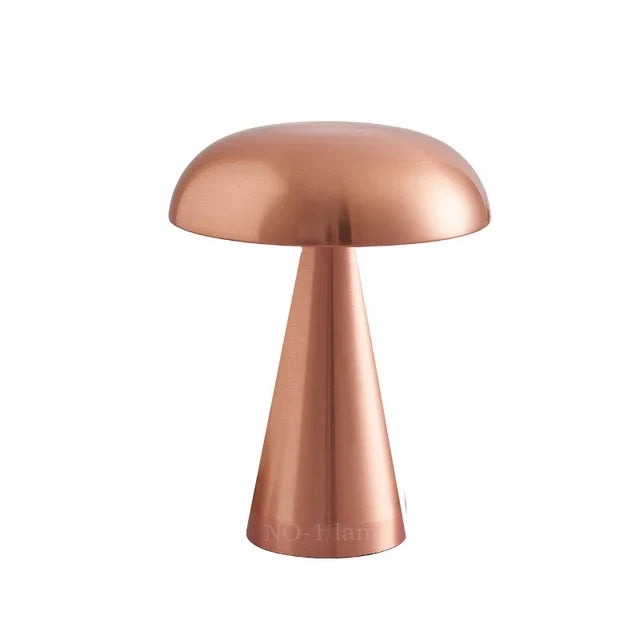 Luxury reading light and night light showing the sleek metallic finish