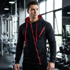 Donny | Men’s Asymmetric Zip Hooded Jacket