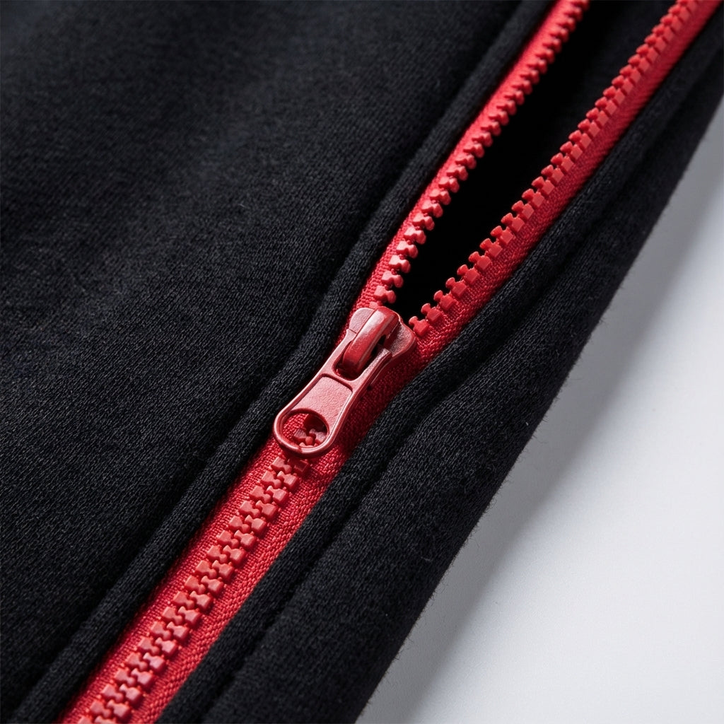 Donny | Men’s Asymmetric Zip Hooded Jacket