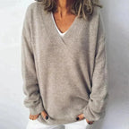 Ava | Women’s Relaxed V-Neck Sweater