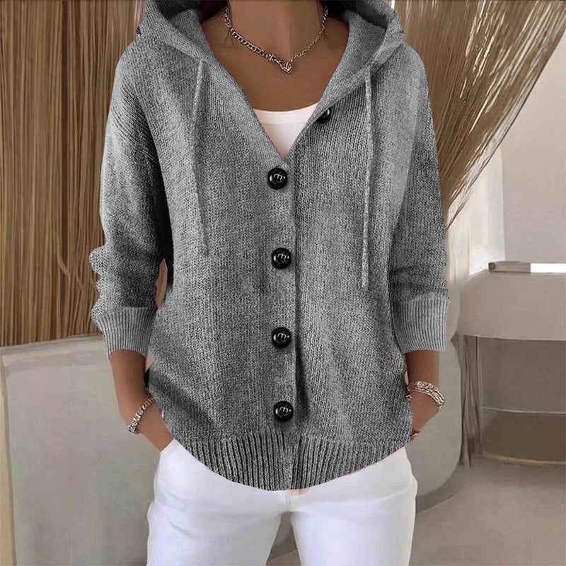 Solenne | Women’s Button-Front Knit Cardigan