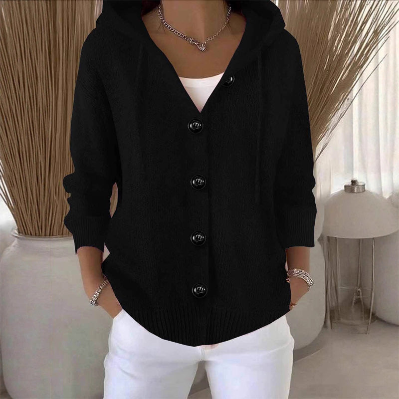Solenne | Women’s Button-Front Knit Cardigan