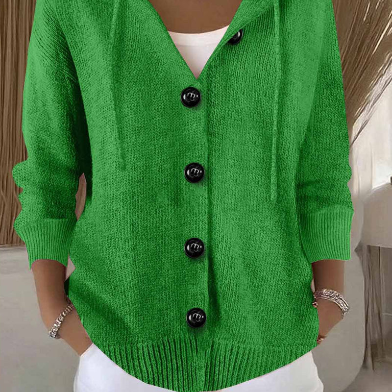 Solenne | Women’s Button-Front Knit Cardigan